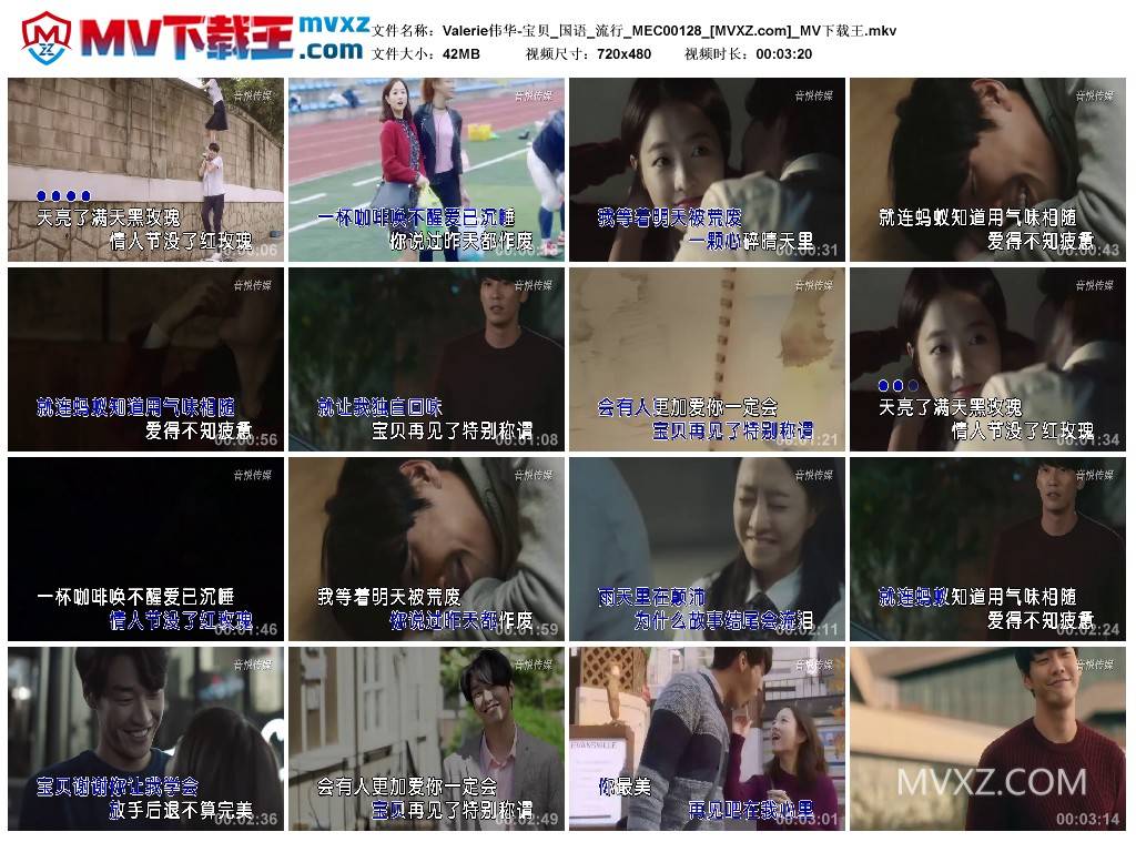 Valerie伟华-宝贝_国语_流行_MEC00128